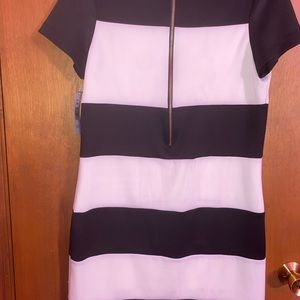 Black and white dress